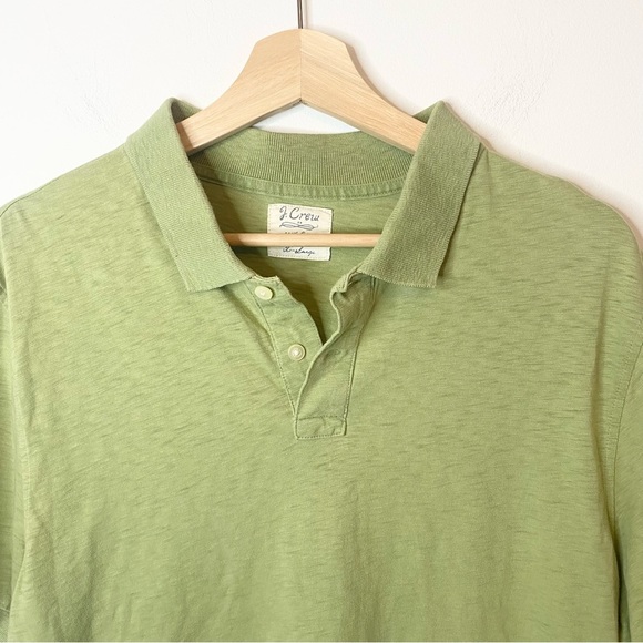 J. Crew mens sage green polo shirt xl - Picture 2 of 6